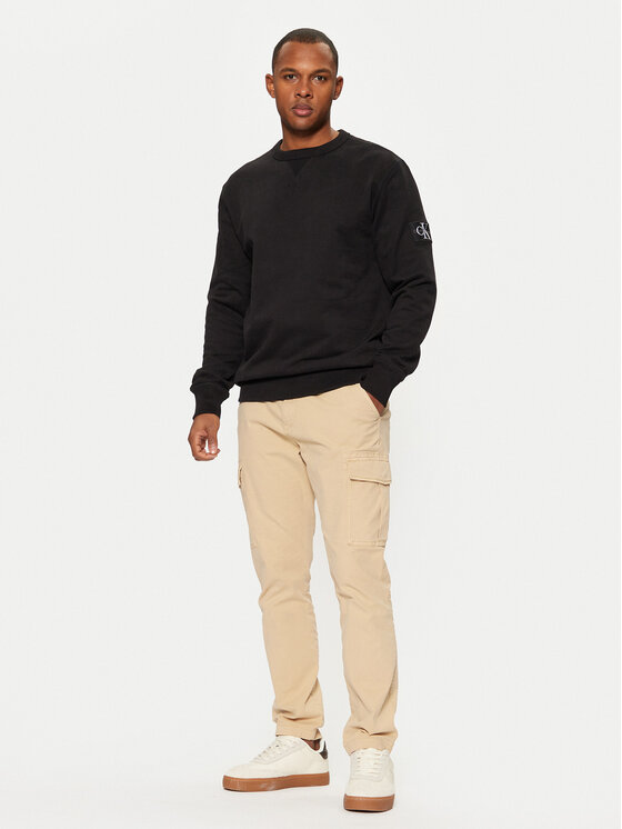 Calvin Klein Jeans Calvin Klein Jeans Суитшърт J30J323426 Черен Regular Fit