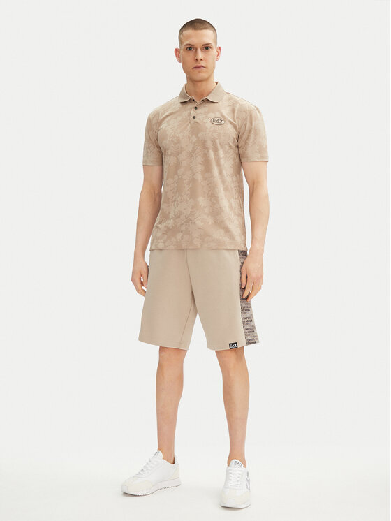 EA7 Emporio Armani EA7 Emporio Armani Polo majica 7M000049 AF13917 U6155 Bež Slim Fit