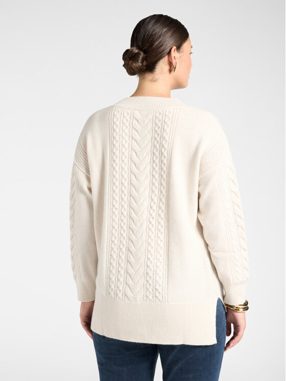 Elena Mirò Elena Mirò Maglione M067Z000831N002 Crema Regular Fit