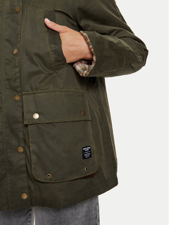 Pepe Jeans Pepe Jeans Демісезонна куртка Babette PL402444 Зелений Regular Fit