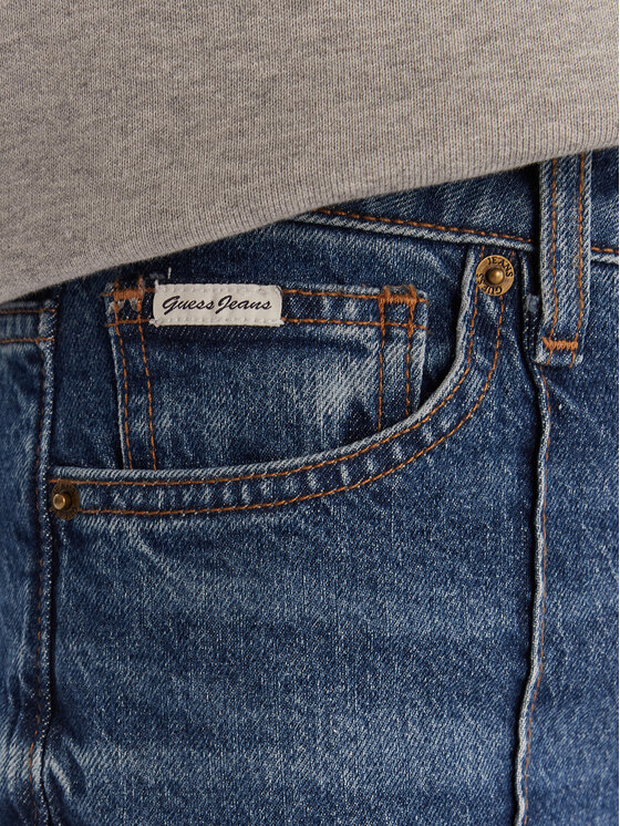 Guess Jeans Guess Jeans Džinsai W6RA0R D6334 Mėlyna Wide Leg