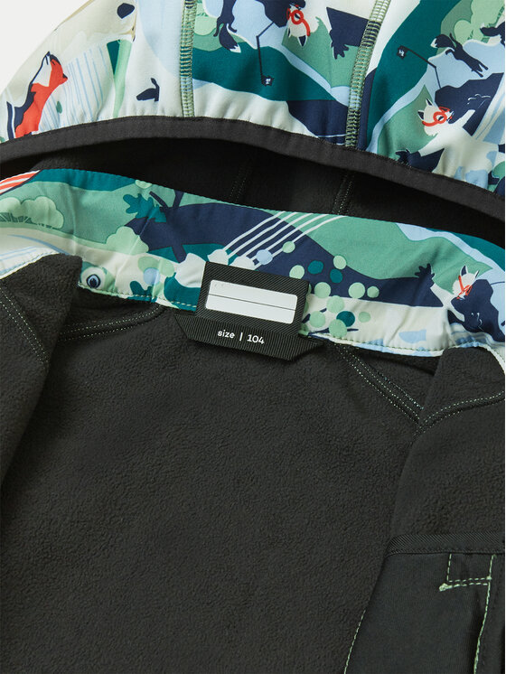 Reima Reima Geacă softshell Vantti 5100009B Verde Regular Fit