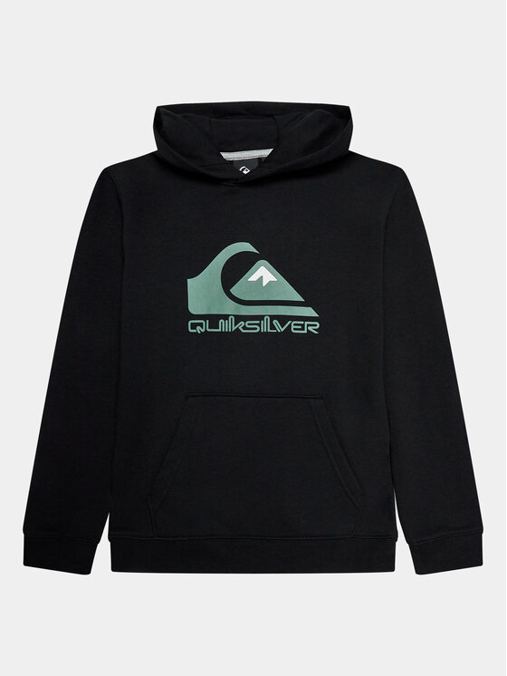 Quiksilver Quiksilver Mikina Biglogoy Otlr EQBFT03720 Černá Regular Fit