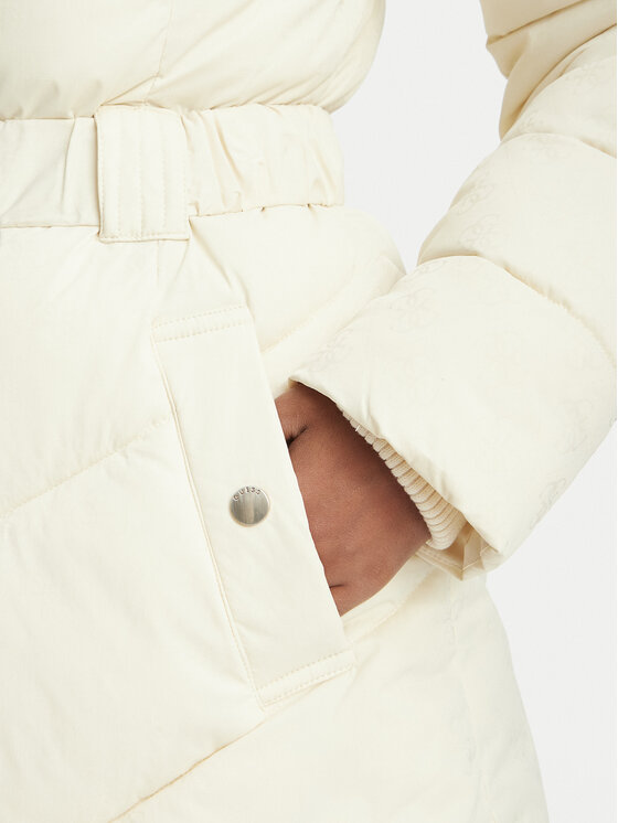 Guess Guess Winterjacke W6BL50 W4144 Creme Regular Fit