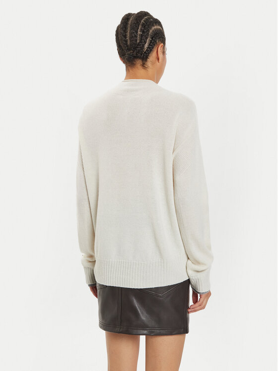 PINKO Pinko Πουλόβερ Donskoy 104468 A277 Λευκό Relaxed Fit