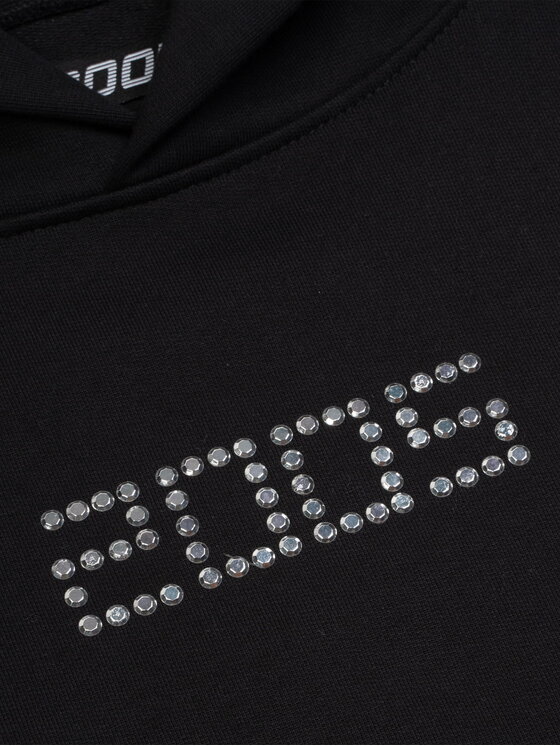 2005 2005 Mikina Studded Černá Oversize