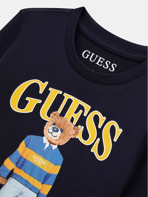 Guess Kids Guess Kids T-Shirt 184439 Niebieski Classic Fit