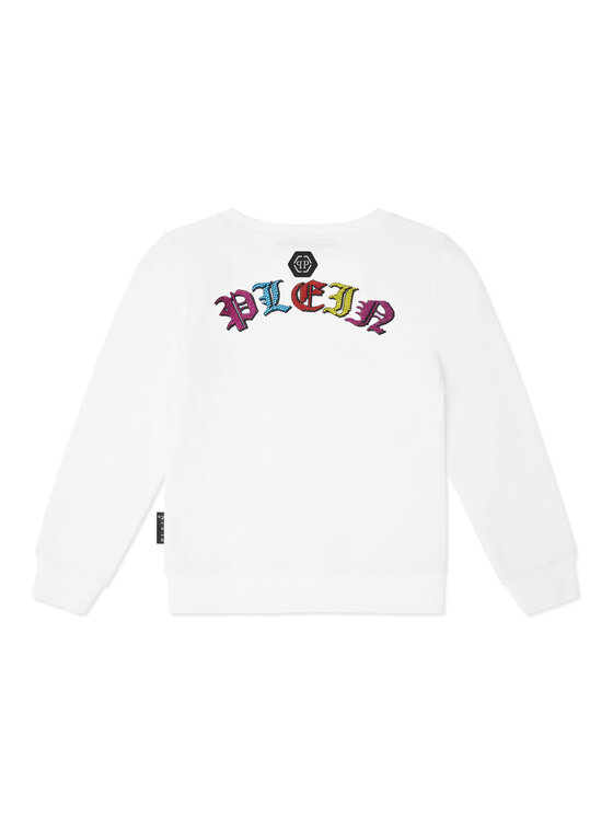 PHILIPP PLEIN PHILIPP PLEIN Longsleeve 27799 Biały Regular Fit