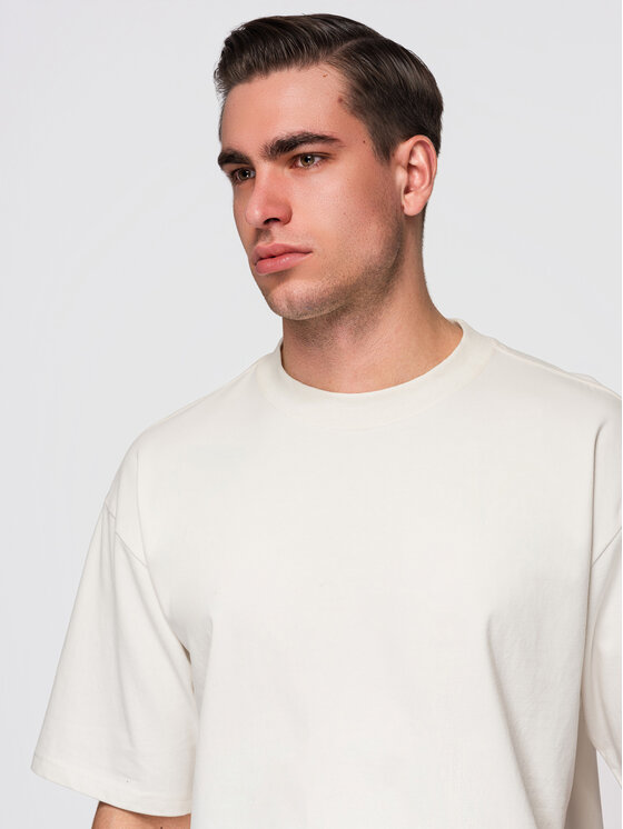 Ombre Ombre Komplet t-shirtów OM-TSBC-0291 Kolorowy Loose Fit