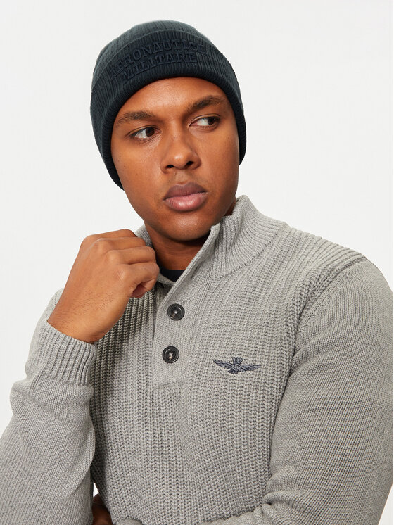 Aeronautica Militare Aeronautica Militare Mütze 242CU043L488 Dunkelblau