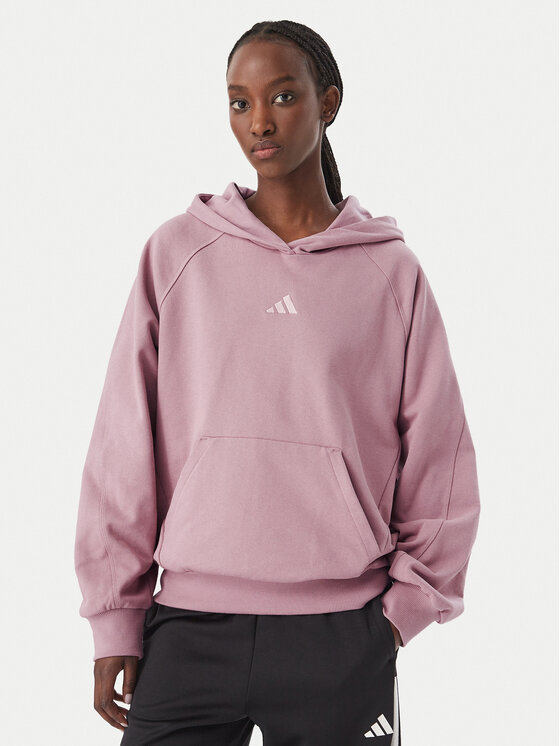 adidas Sweatshirt Adidas Kit Small Logo KV9791 Rosa Loose Fit
