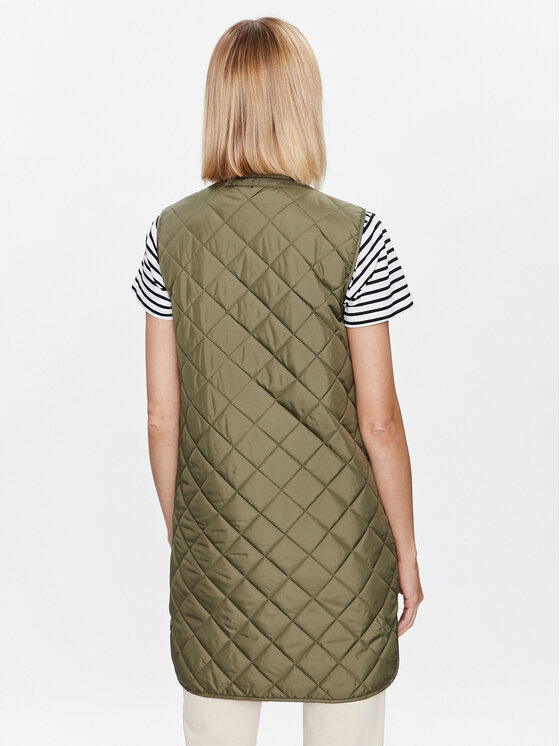 Geox Geox Αμάνικο Μπουφάν Asheely W3520N-T2973 F3034 Πράσινο Regular Fit