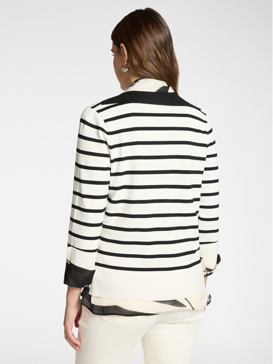 Elena Mirò Elena Mirò Sweter M560Z000701N0A1 Biały Regular Fit