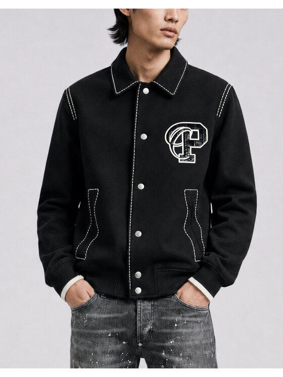 PHILIPP PLEIN PHILIPP PLEIN Kurtka puchowa 31282 Czarny Regular Fit