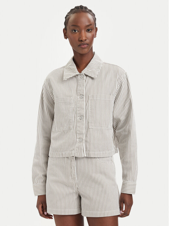 ONLY ONLY Джинсова куртка Naomi 15363815 Бежевий Regular Fit