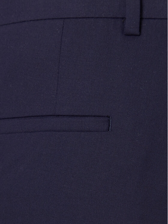 HUGO HUGO Obleka Henry/Getlin232X 50547345 Mornarsko modra Slim Fit