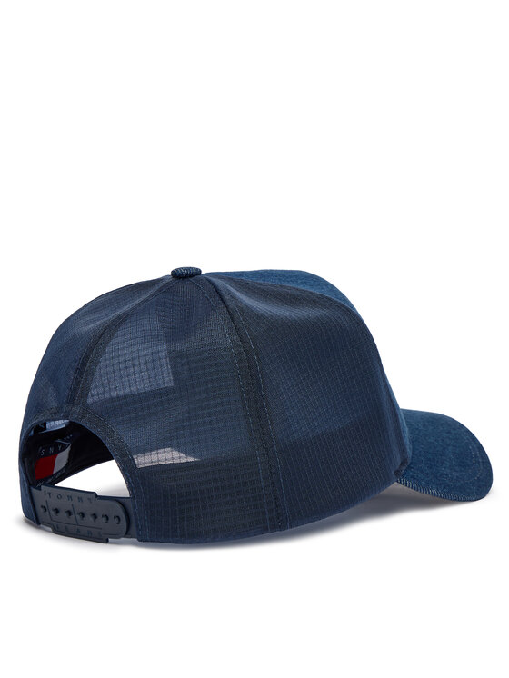 Tommy Jeans Tommy Jeans Шапка с козирка Tjm Hertiage Denim Trucker AM0AM14205 Син