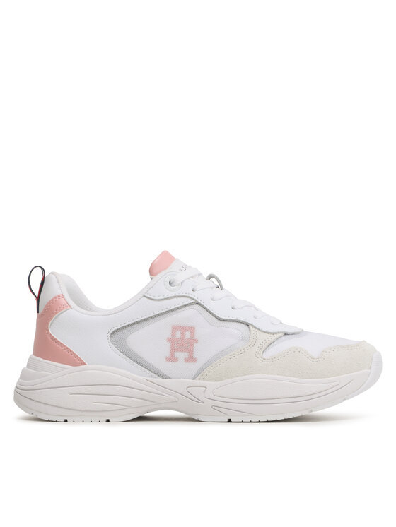 Tommy Hilfiger Tommy Hilfiger Αθλητικά Sporty Th Runner FW0FW06952 Λευκό