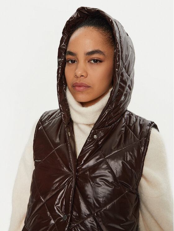 Marella Marella Brezrokavnik Midas 2423296027 Rjava Regular Fit
