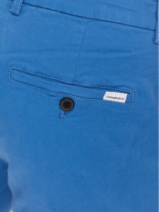 Lindbergh Lindbergh Шорти з тканини 30-505044 Голубий Slim Fit