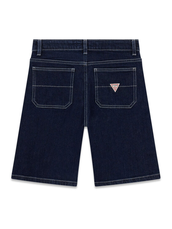 Guess Guess Džinsiniai šortai L6GD12 D8110 Tamsiai mėlyna Regular Fit