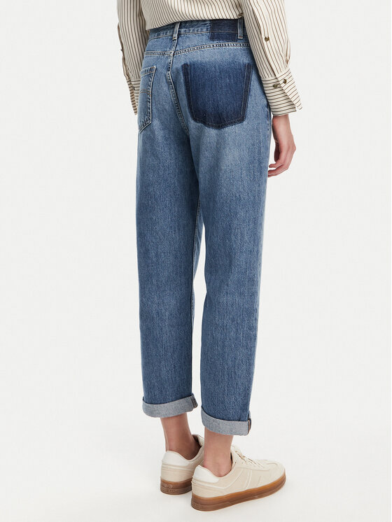 Marella Marella Jeans hlače Tomboy 2523186074 Modra Loose Fit