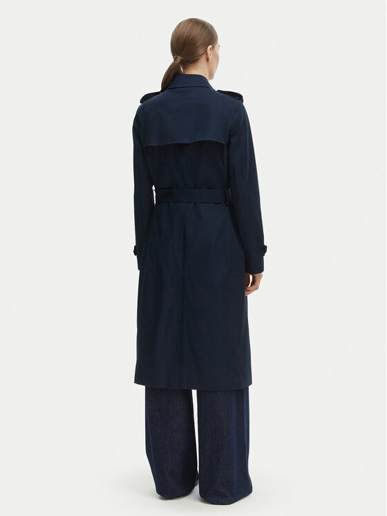 Tommy Hilfiger Tommy Hilfiger Tenchcoat WW0WW48873 Dunkelblau Slim Fit