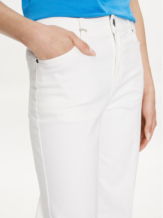 United Colors Of Benetton United Colors Of Benetton Traperice 49FWDE01S Bijela Flare Fit