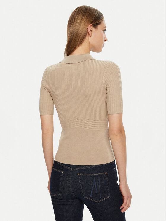 Guess Guess Пуловер W5RR10 Z2Y72 Бежов Regular Fit