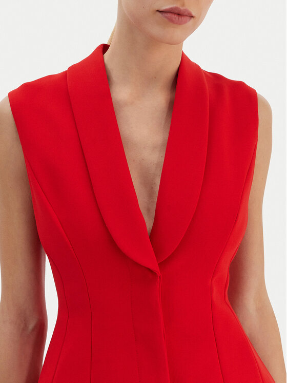 Bardot Bardot Koktélruha Destene 59724DB Piros Slim Fit