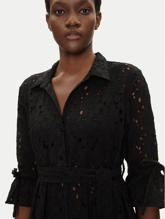 Iconique Iconique Φόρεμα παραλίας IC25-046 Μαύρο Regular Fit