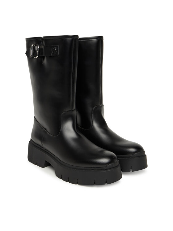 HUGO HUGO Stiefel Kris 50552735 Schwarz