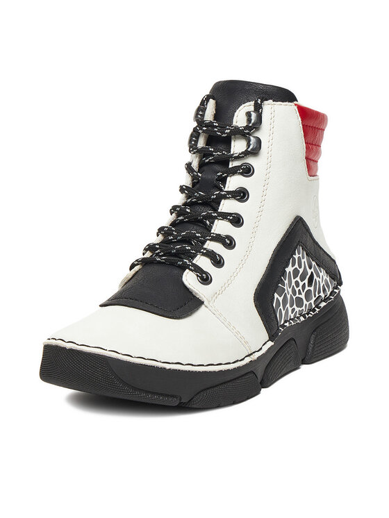 Rieker Rieker Schnürschuhe 45904-60 Weiß