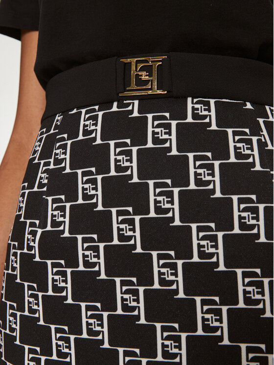 Elisabetta Franchi Elisabetta Franchi Fustă mini GO-S03-41E2-V250 Negru Regular Fit