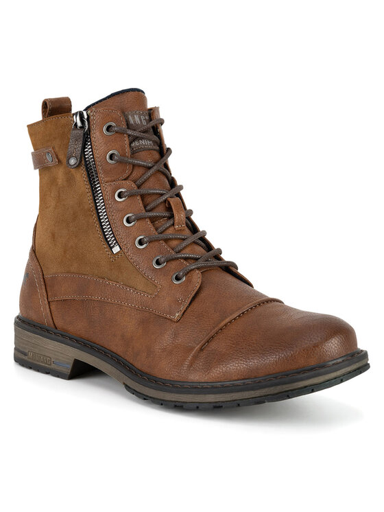 Mustang Mustang Šnurovacia obuv 4157-503 Hnedá