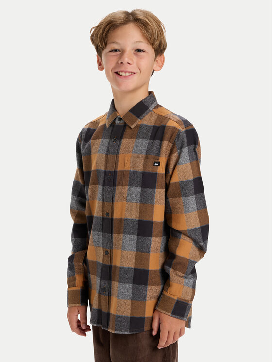 Quiksilver Quiksilver Srajca Motherfly Plaid EQBWT03405 Pisana Regular Fit