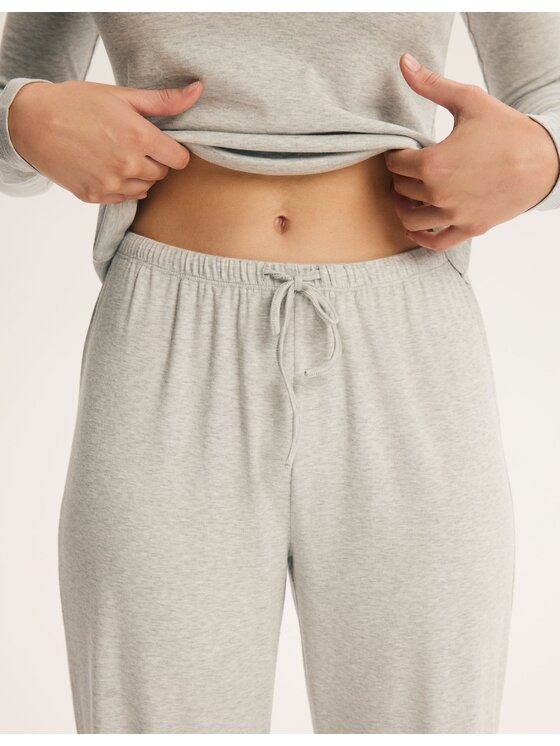 Esotiq Esotiq Piżama 46067 Szary Regular Fit