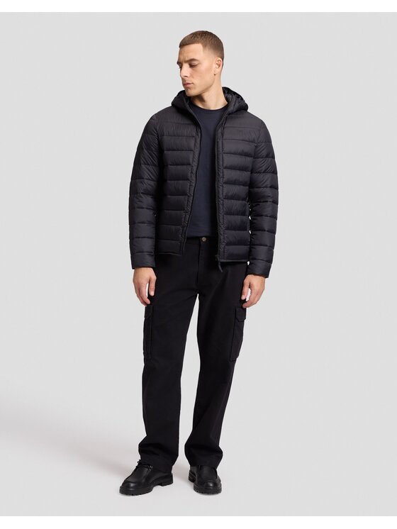 Lee Lee Kurtka puchowa PUFFER JACKET Czarny Regular Fit