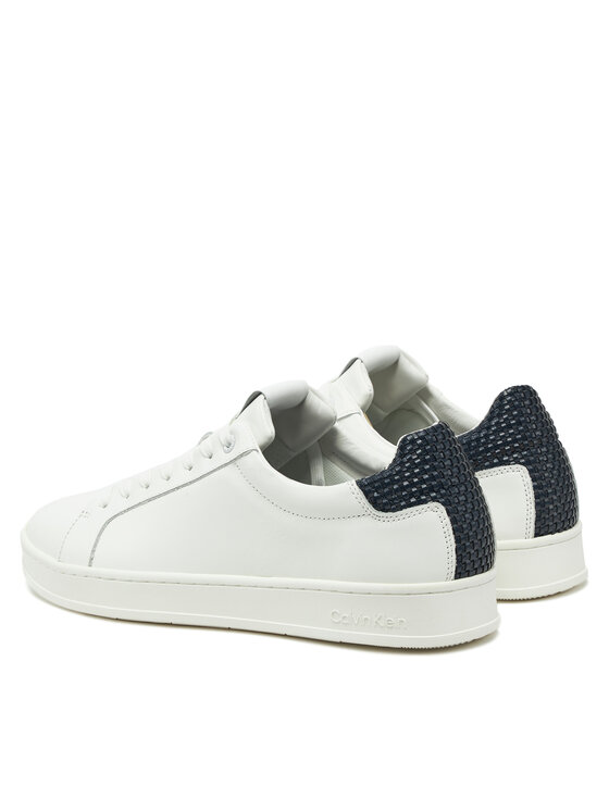 Calvin Klein Calvin Klein Sneakersy Low Top Lace Up Woven HM0HM01767 Biały