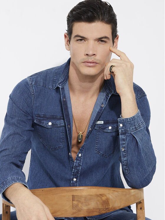 Guess Guess Naszyjnik JUMN04038JWYGBKT/U Złoty