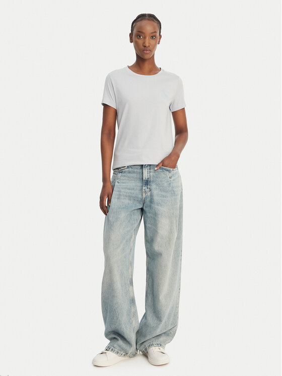 BOSS BOSS T-shirt C_Elove_4 50559077 Svijetloplava Slim Fit