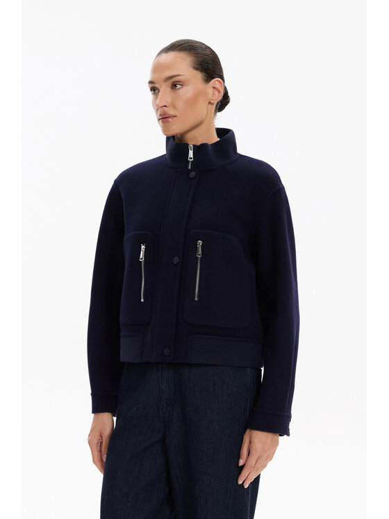 Deni Cler Milano Deni Cler Milano Kurtka przejściowa T-DC-9069-F5-90-59-1 Granatowy Regular Fit