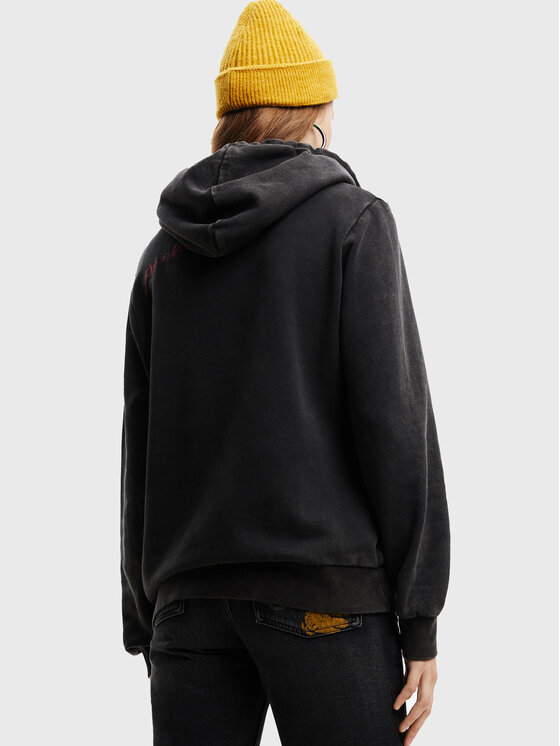 Felpa DISNEY Vintage 22WWSK49 Nero Relaxed Fit