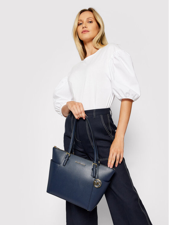 MICHAEL Michael Kors MICHAEL Michael Kors Soma Jet Set Item 30F2GTTT8L Tumši zils