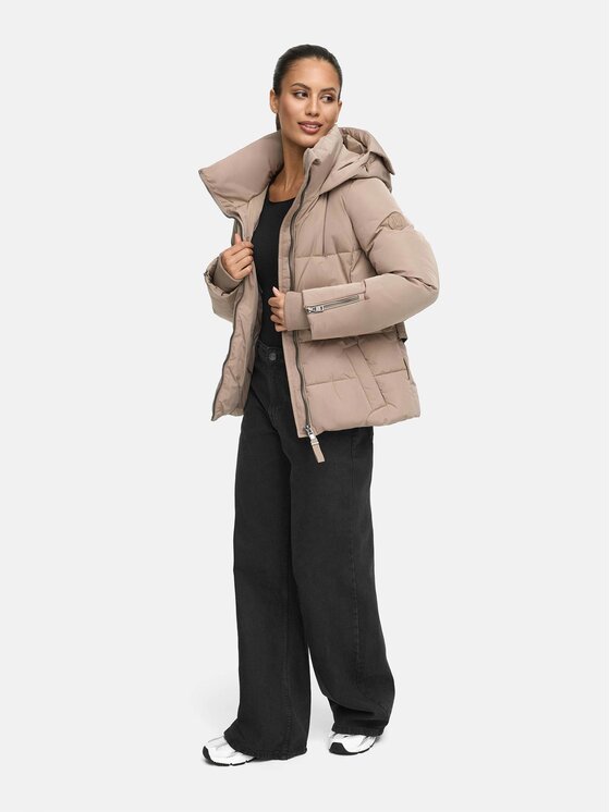 Marikoo Marikoo Kurtka zimowa Aleyna Szary Regular Fit