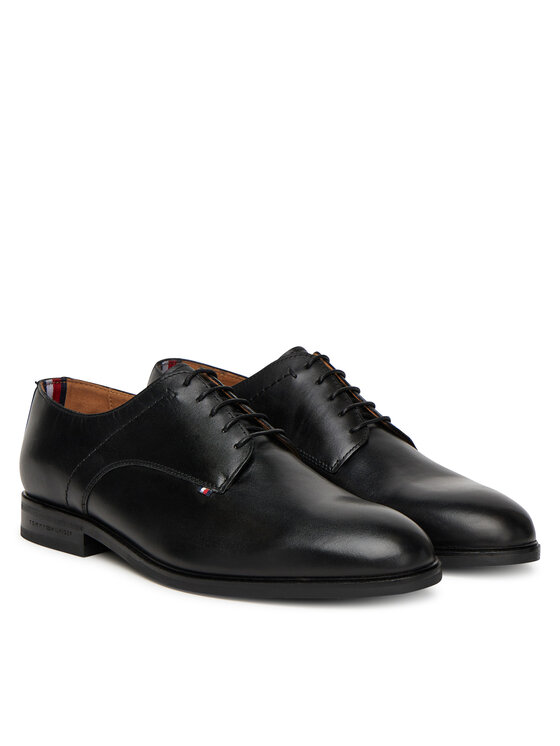 Tommy Hilfiger Tommy Hilfiger Pusbačiai Hilfiger Thunit FM0FM05533 Juoda