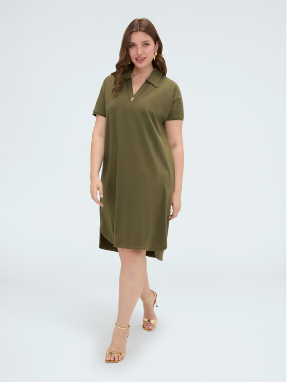 Fiorella Rubino Fiorella Rubino Sukienka codzienna 7807L001249N035 Zielony A-Line Fit