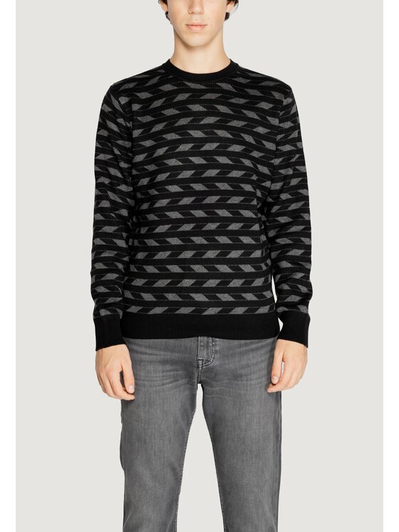 Antony Morato Antony Morato Πουλόβερ MOHAIR WOOL Μαύρο Regular Fit