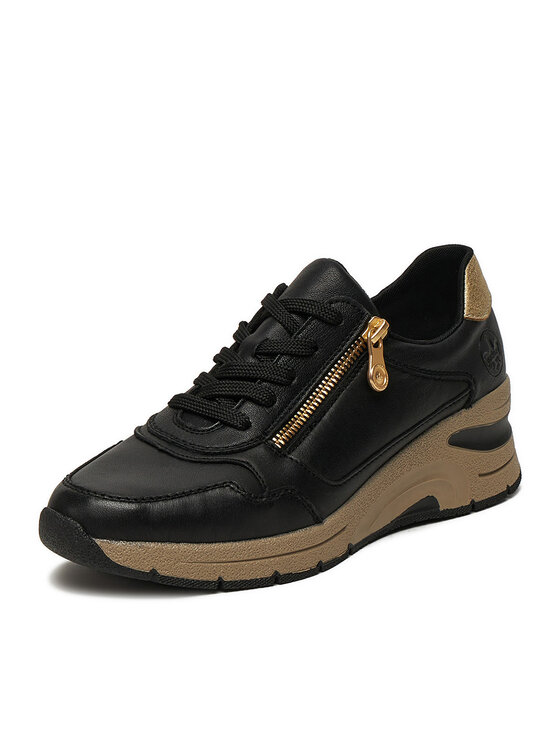 Rieker Rieker Sneakersy N9301-00 Čierna