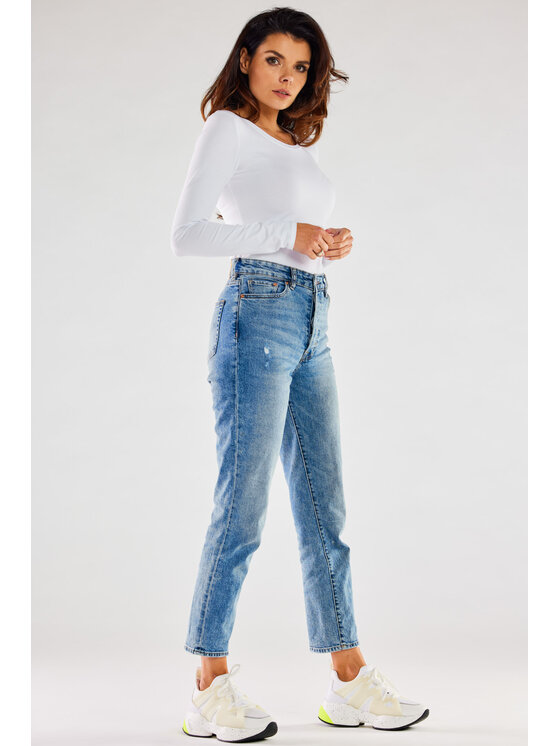 Infinite You Infinite You Bluzka M288 Biały Basic Fit